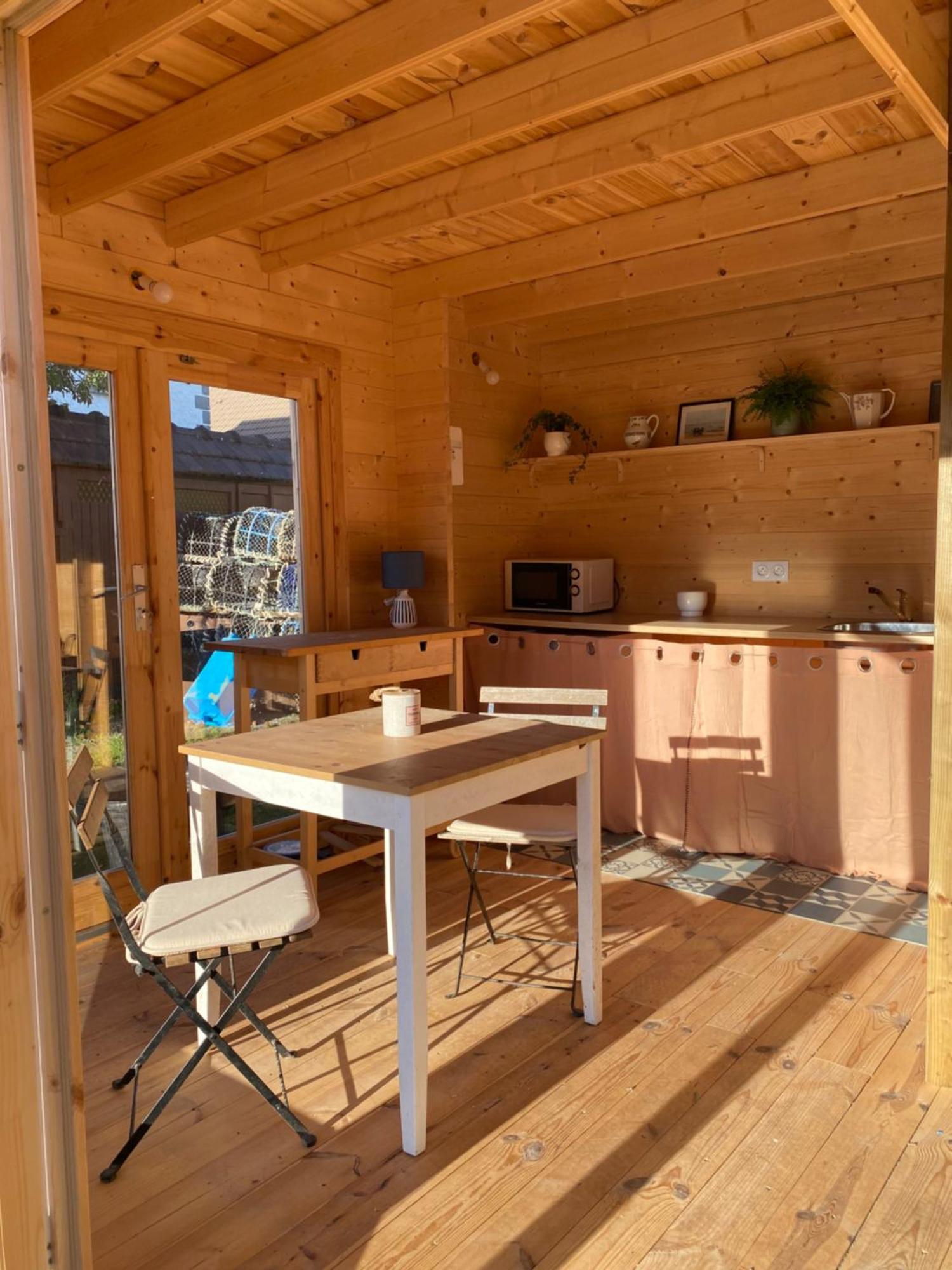 Maison En Bois 1 Chambre 4 Couchages Type Tiny House غرانفيل المظهر الخارجي الصورة