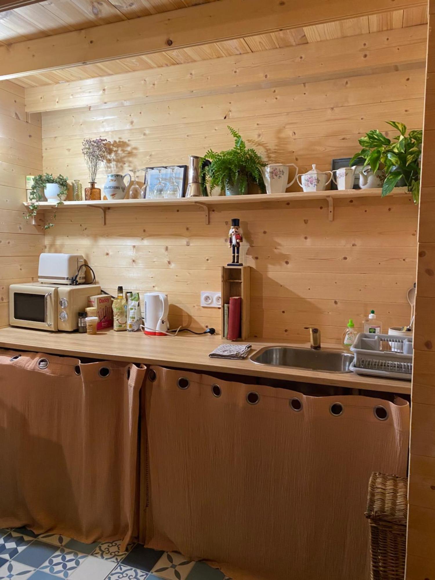 Maison En Bois 1 Chambre 4 Couchages Type Tiny House غرانفيل المظهر الخارجي الصورة